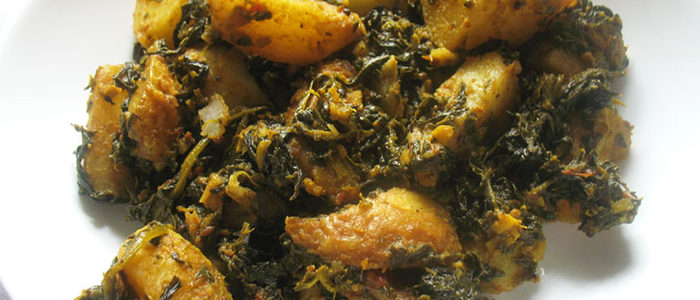 Spinach & Potato Curry 
