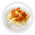 Kids Chicken Nugget, Chips & Fruit Shoot 